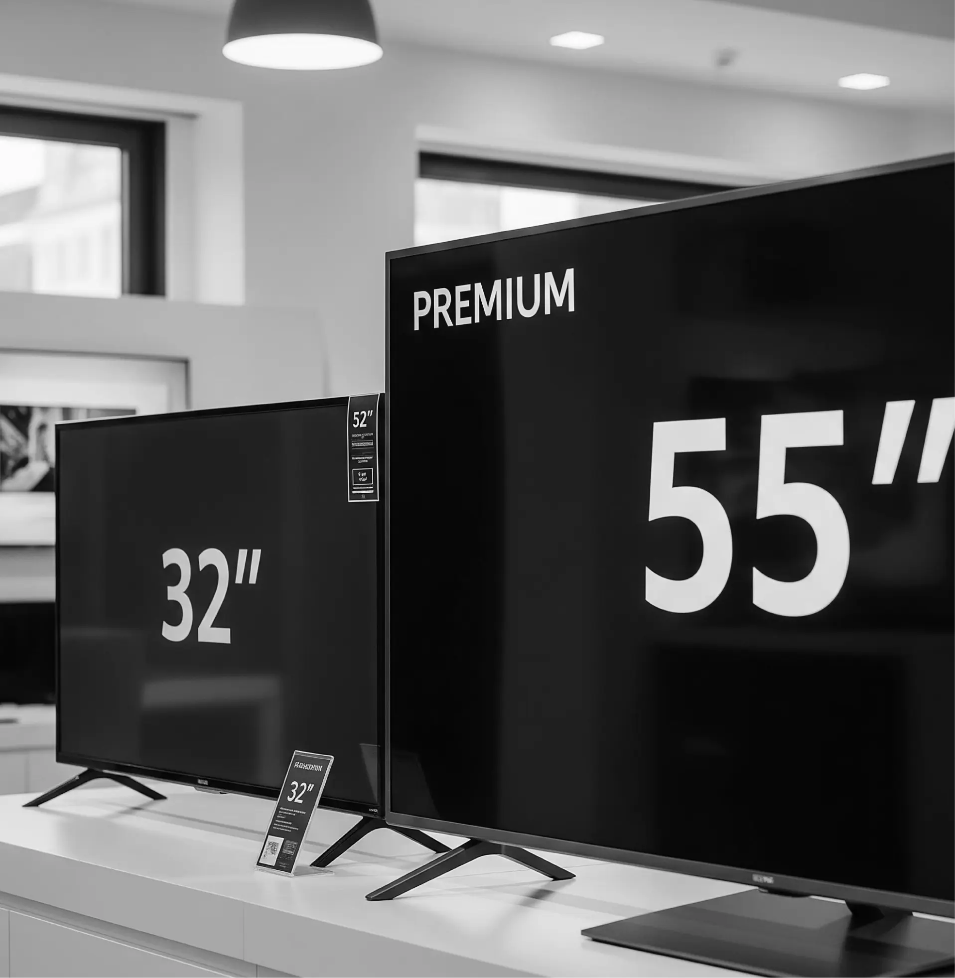 Marca y pulgadas televisor