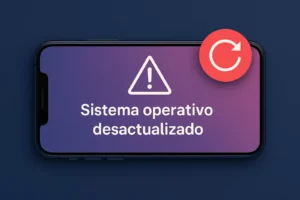 Sistema operativo desactualizado en un móvil